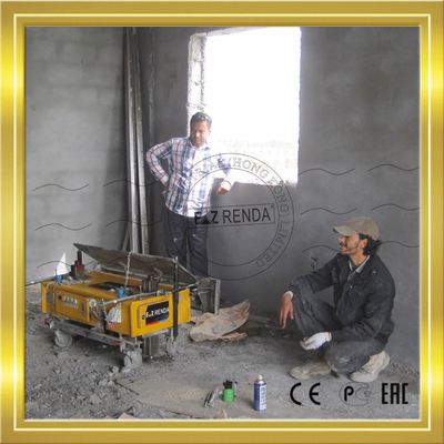 Horizontal Surface Mortar Plastering Wall Render Machine Three Phase / Single Phase