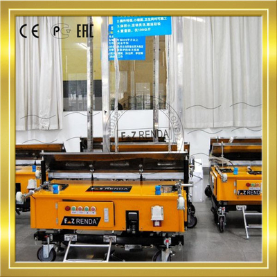 Smooth Surface Plaster Rendering Machine With Toothed Pipes Professional Finishing