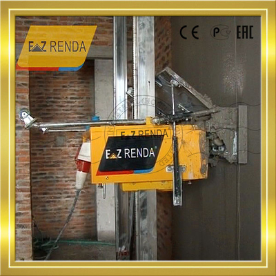 Smooth Surface Plaster Rendering Machine With Toothed Pipes Professional Finishing