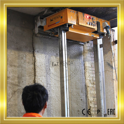 Hydraulic System Plaster Rendering Machine With 100cm Plastering Trowel