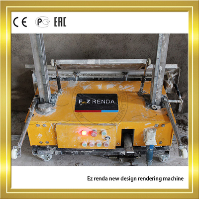 Remote Controller Cement Rendering Machine , Gypsum Mortar Render Plaster Machine
