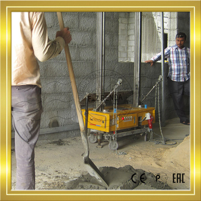 Stainless Steel 304 Plaster Rendering Machine Block Wall 1200mm Spray Render Machine