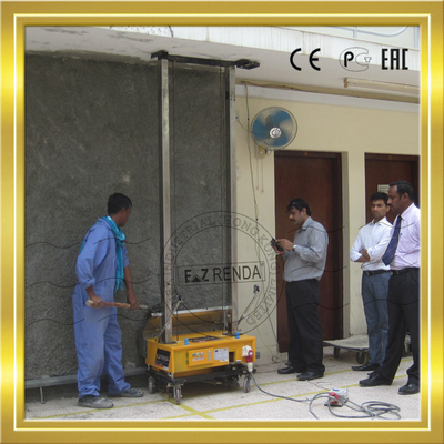 Three Phase Mortar Wall Plaster Machine , Internal Wall Cement Plaster Machine