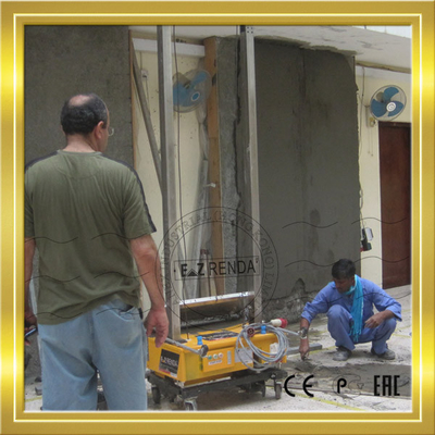 Three Phase Mortar Wall Plaster Machine , Internal Wall Cement Plaster Machine