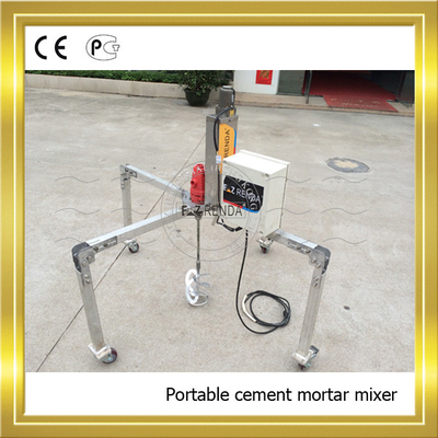 15kg Weight Foldable Portable electric Mortar Mixer For Cement Mortar