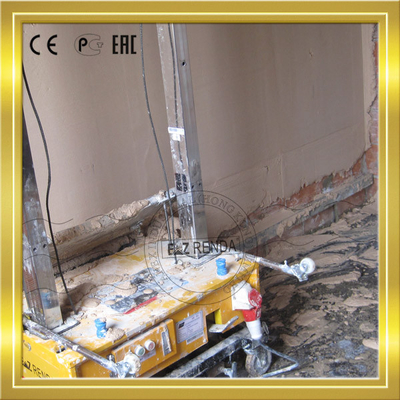 Internal Wall Rendering Spray Plastering Machine With Cement Mortar