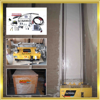 Concrete Gypsum Plastering Machine 0.75kw 220v 50hz For Buildings