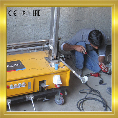 Automatic Mortar Rendering Machine With Construction Equipment Concrete Mixer