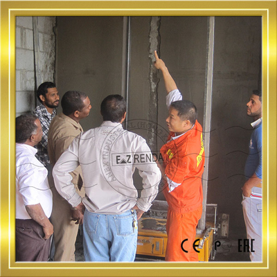 Auto Mortar wall plaster Machine Construction Equipment For Interior