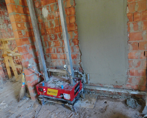 100kgs Mortar Rendering Machine brick wall For Stucco Homes