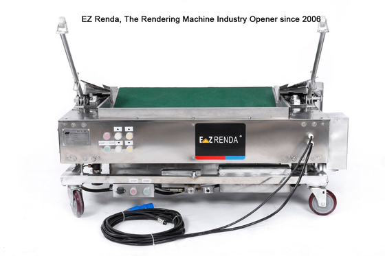 Velocidad auto 600 de la máquina de la representación del mortero del cemento de la pared del sistema de Cleanning - 750m2/día
