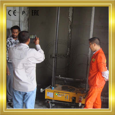 Material de construcción auto de la máquina del yeso de la pared del mortero para el interior